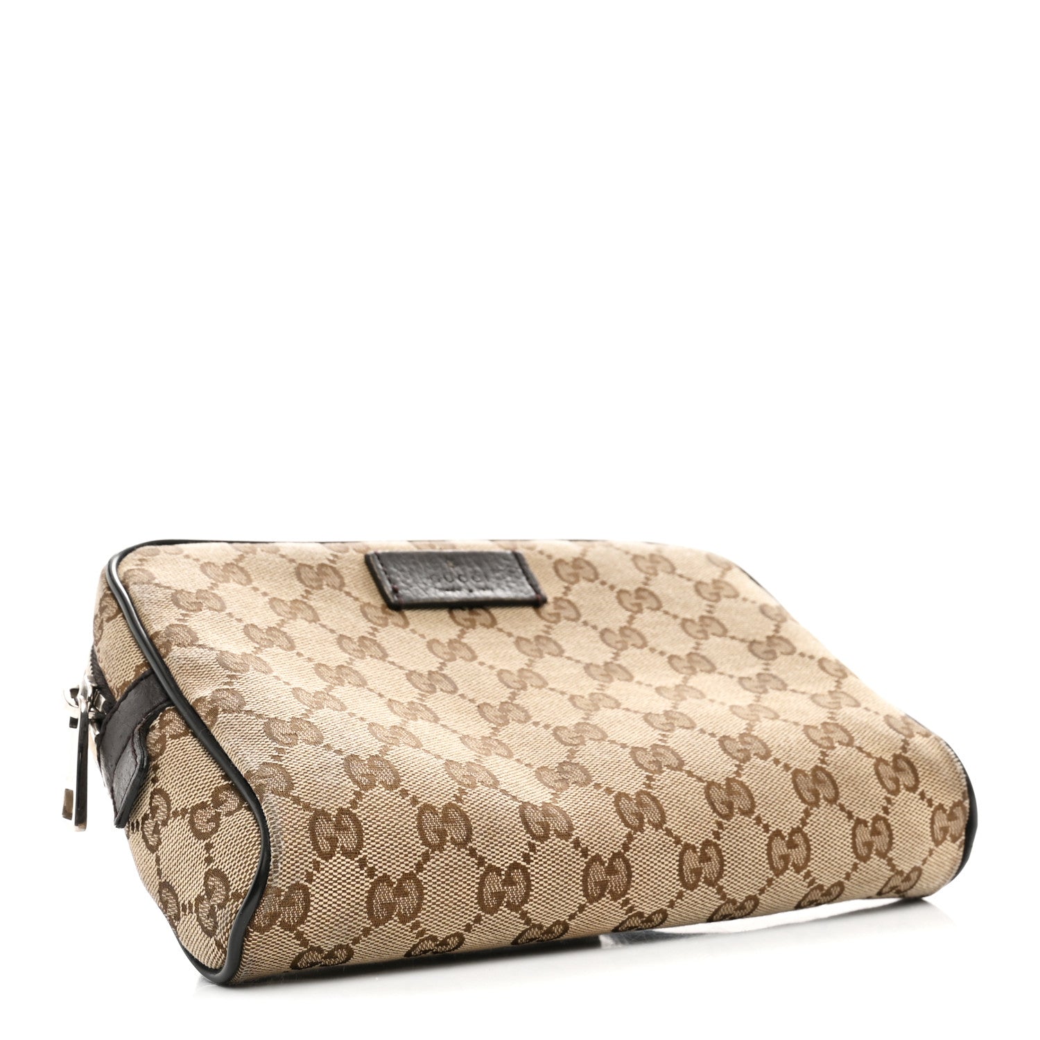 Gucci Monogram Belt Bag Dark Brown