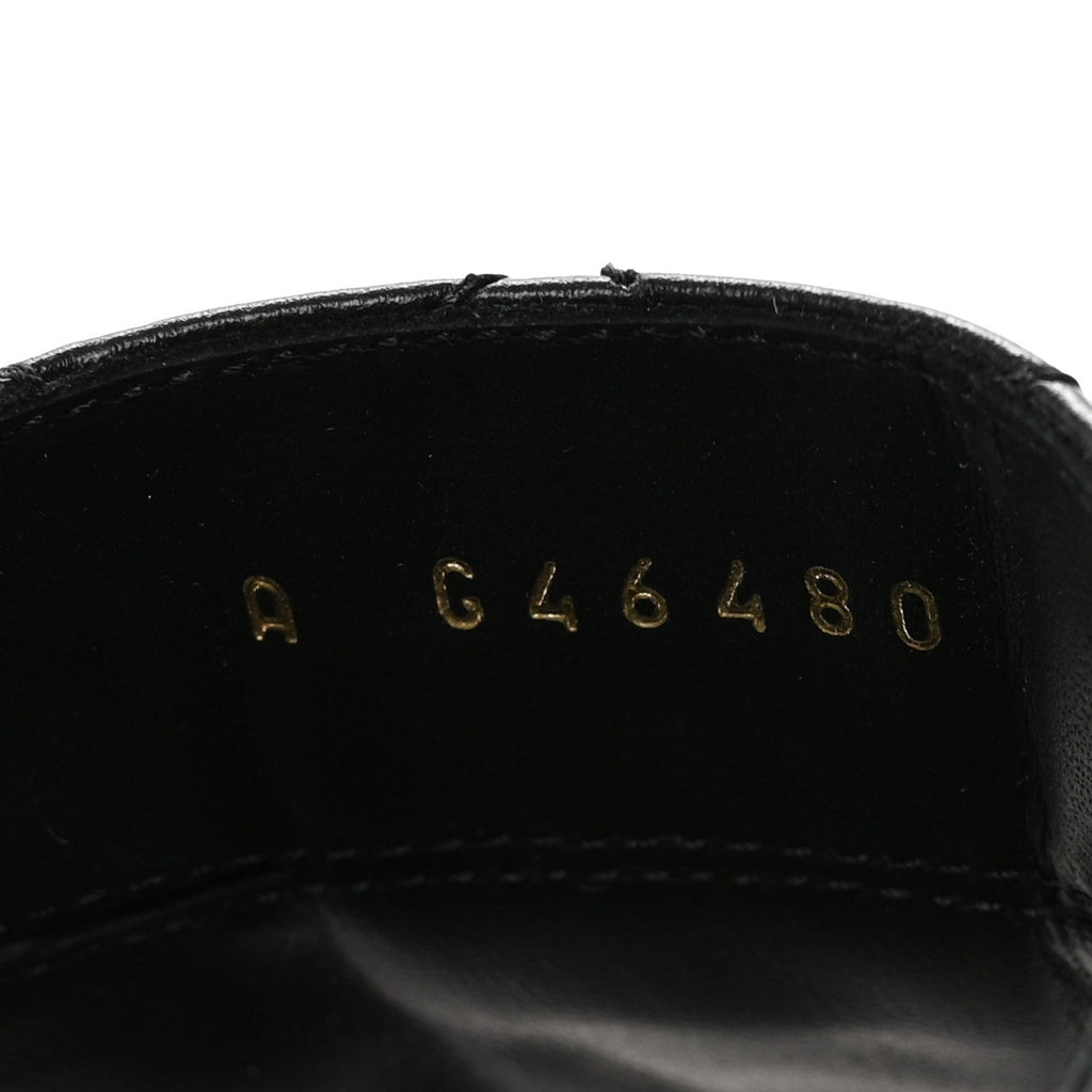 Lambskin Quilted Mules 40 Black