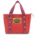 Louis Vuitton Antigua Cabas PM Hand Bag Rouge Red M40037