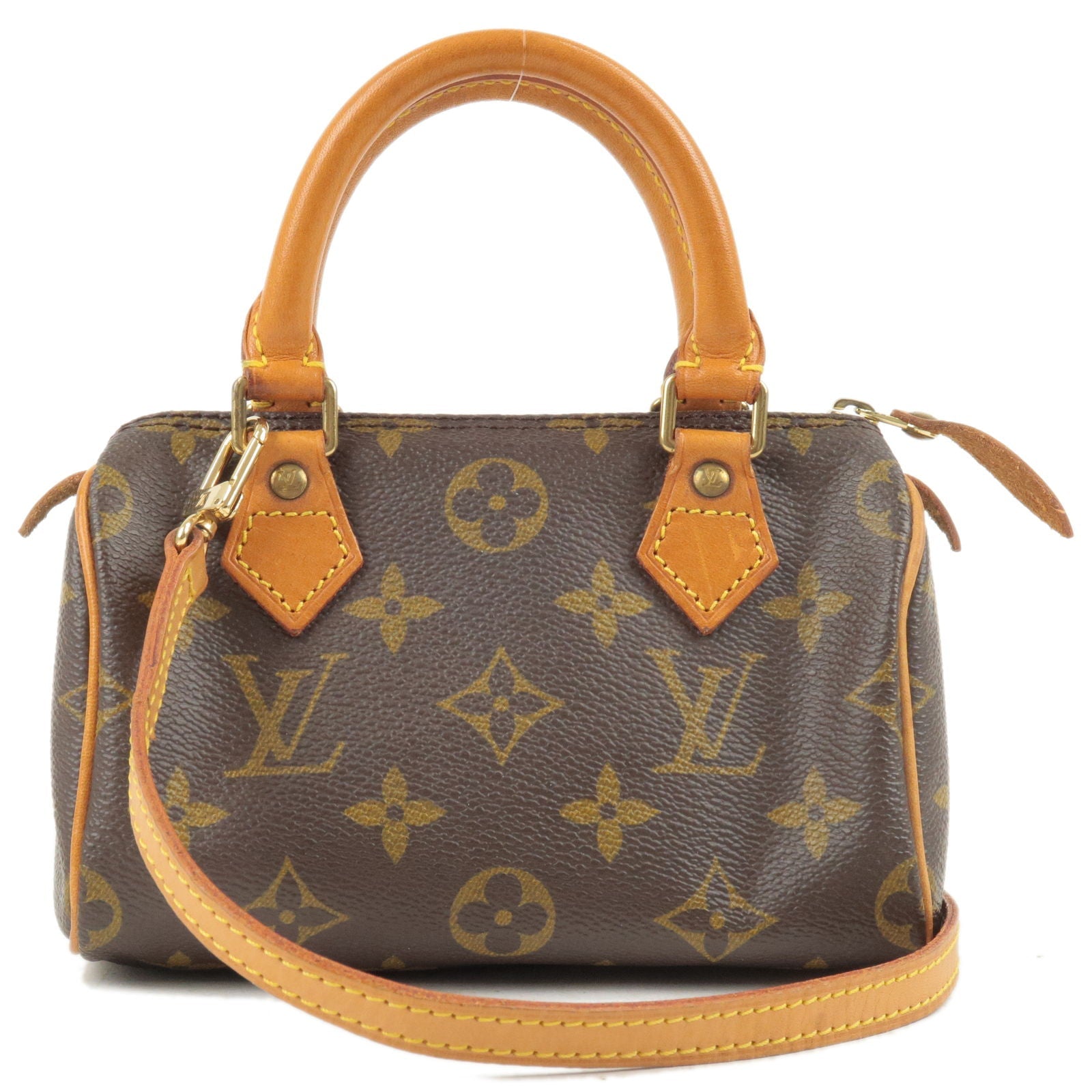 Louis Vuitton Monogram Mini Speedy & Strap M41534 J00145