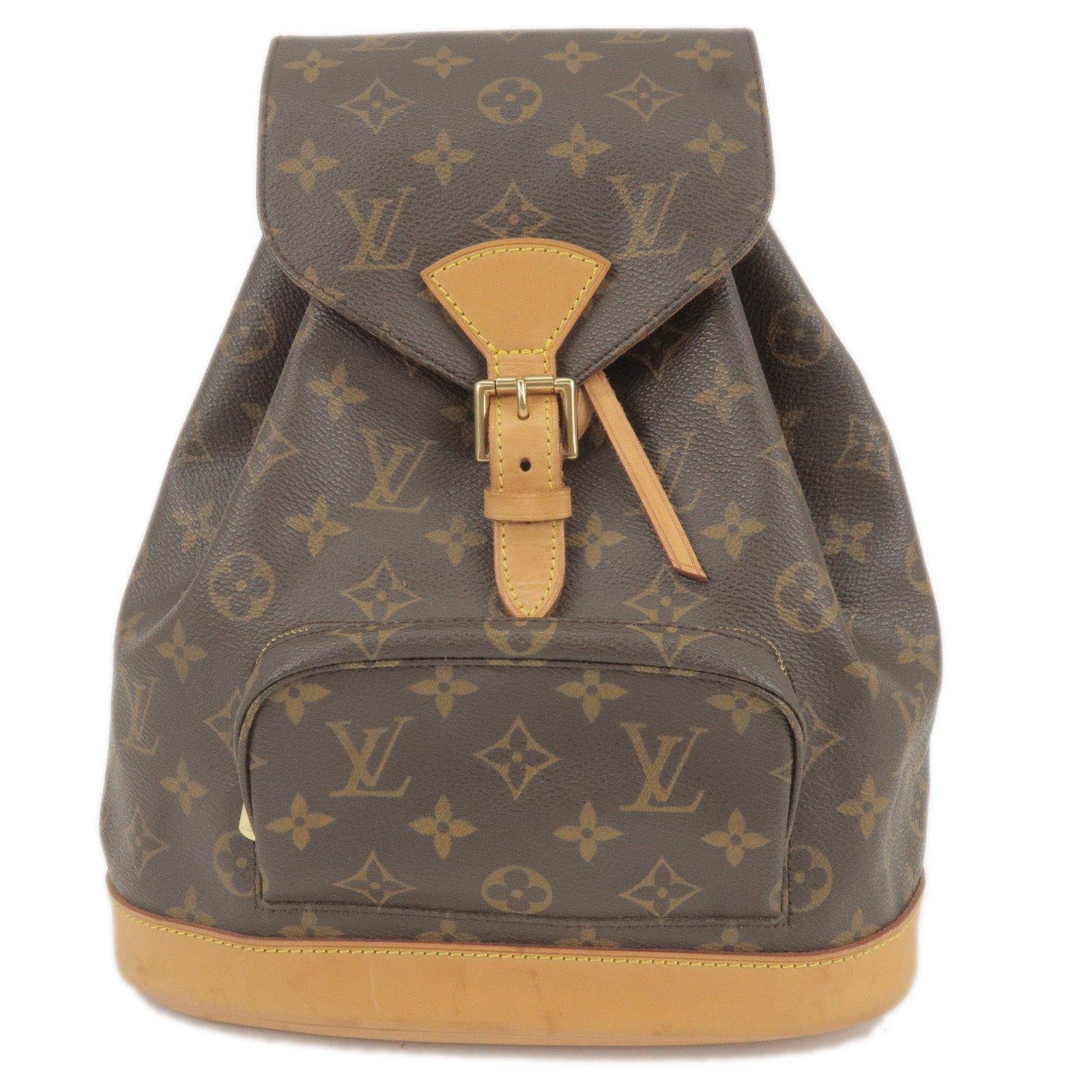 Louis Vuitton Monogram Montsouris MM Back Pack Bag M51136