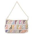 FENDI Zucca Print PVC Chain Accessory Pouch Multicolor 8BR592