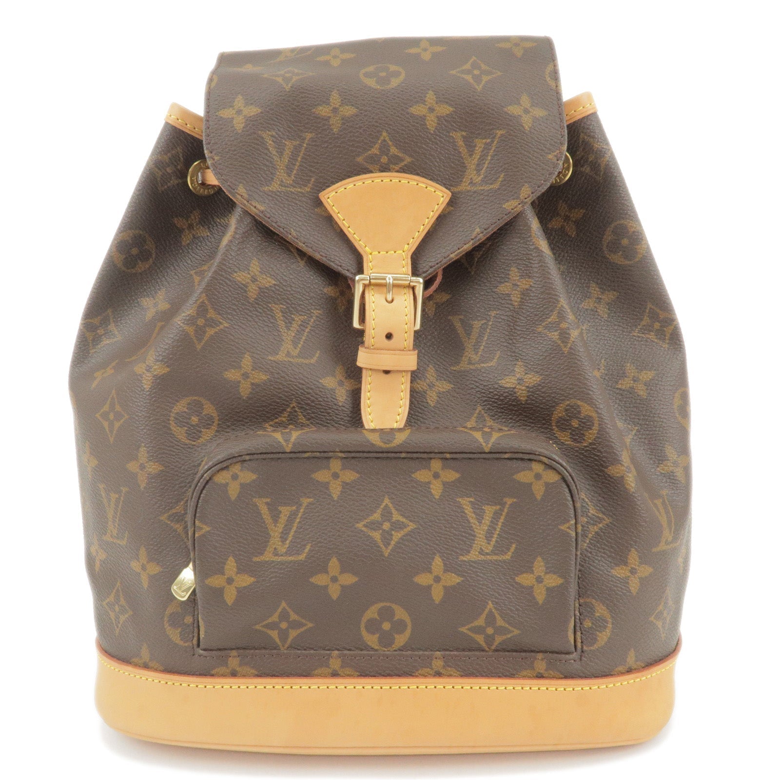 Louis Vuitton Monogram Montsouris MM Back Pack Bag M51136