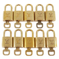 Louis Vuitton Set of 10 Lock & Key Cadena Key Lock
