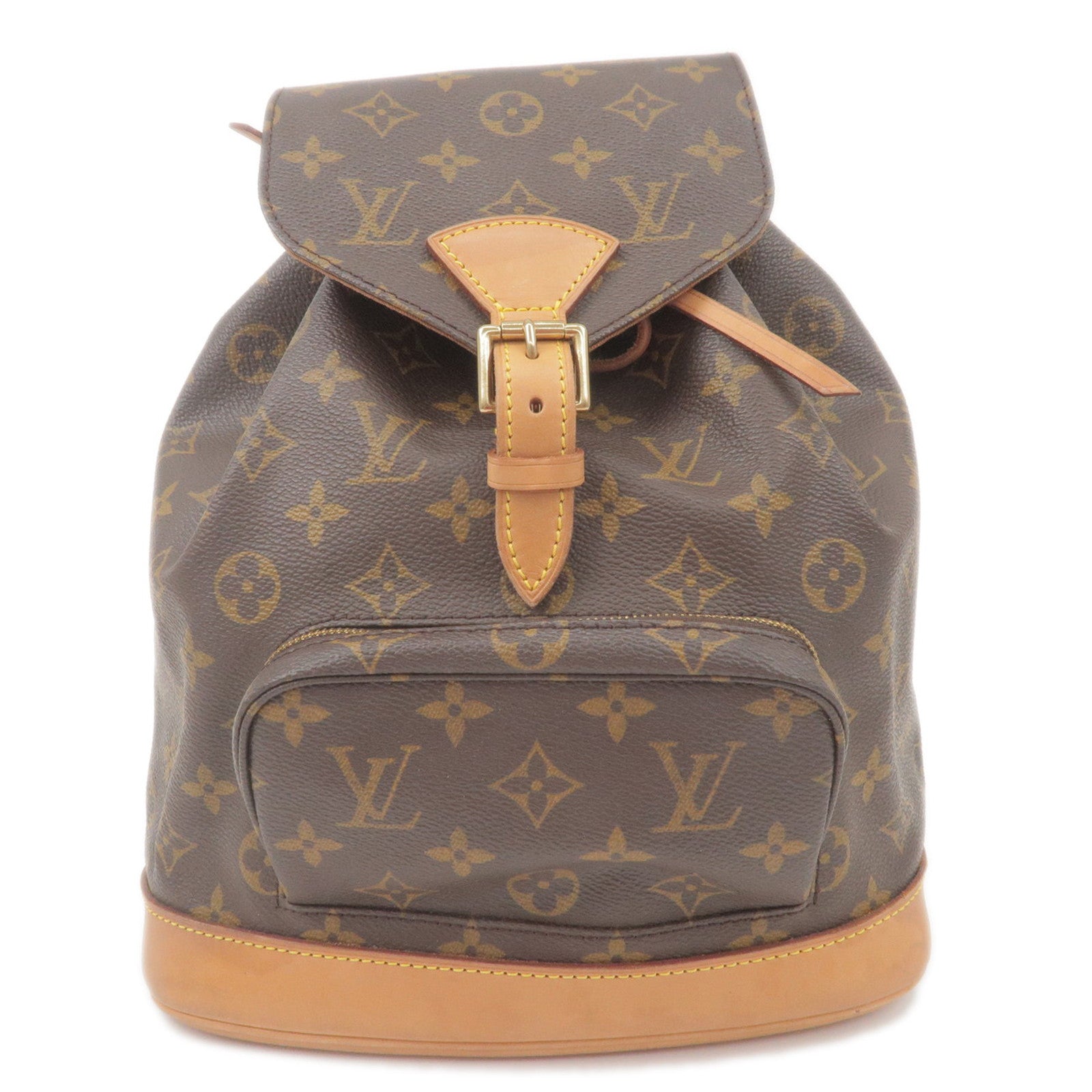 Louis Vuitton Monogram Montsouris MM Back Pack Bag M51136