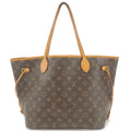 Louis Vuitton Monogram Neverfull MM Tote Bag Brown M40156