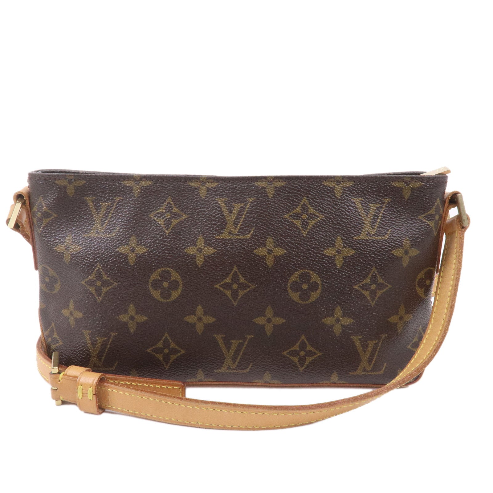 Louis Vuitton Monogram Trotteur Shoulder Bag Brown M51240