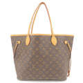 Louis Vuitton Monogram Neverfull MM Tote Bag Brown M40156