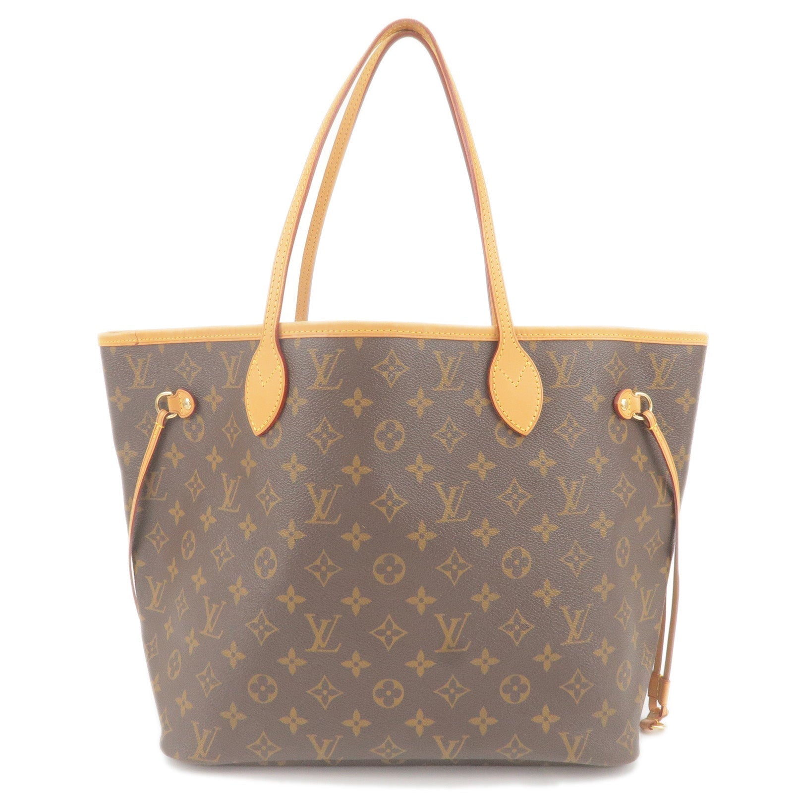 Louis Vuitton Monogram Neverfull MM Tote Bag Brown M40156