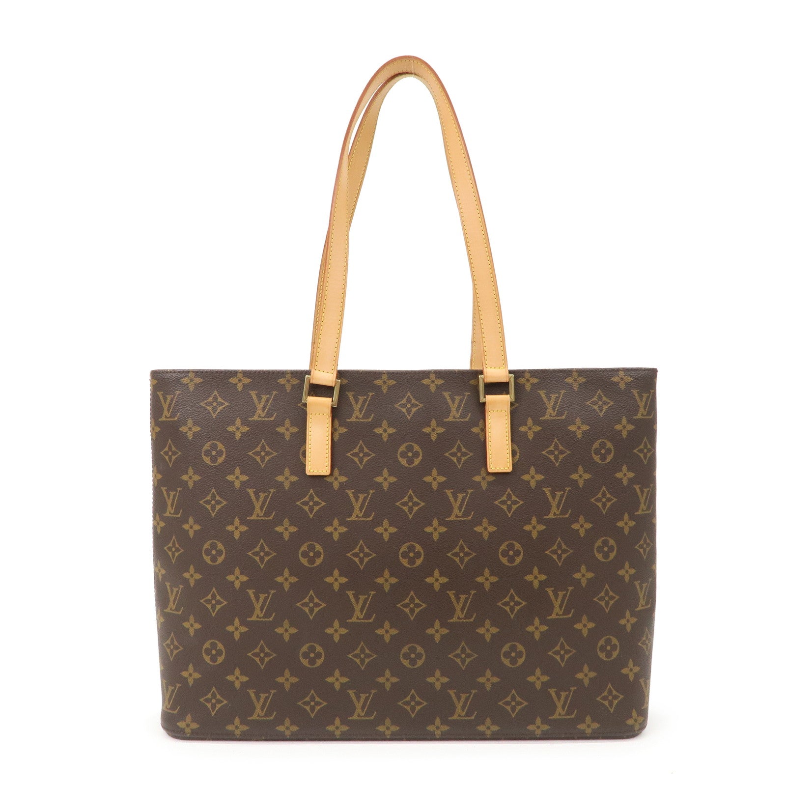 Louis Vuitton Monogram Luco Tote Bag Brown M51155