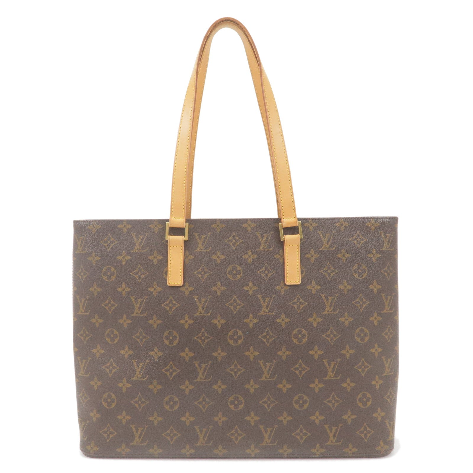 Louis Vuitton Monogram Luco Tote Bag Shoulder Bag Brown M51155