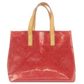 Louis Vuitton Monogram Vernis Lead PM Hand Bag Red M91990
