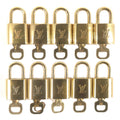 Louis Vuitton Set of 10 Lock & Key Cadena Key Lock