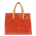 Louis Vuitton Monogram Vernis Lead PM Hand Bag Rouge M91088