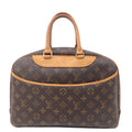 Louis Vuitton Monogram Deauville Hand Bag Brown M472700