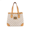 Louis Vuitton Damier Azur Hampstead PM Hand Bag Ivory N51207
