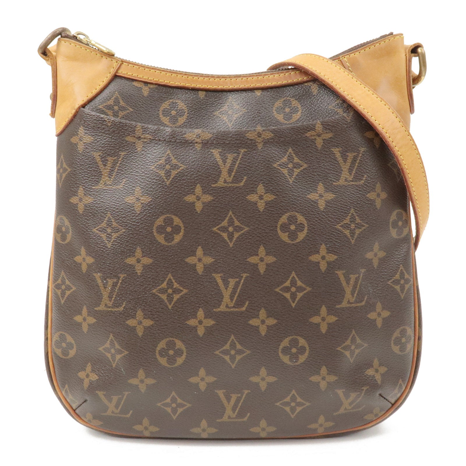 Louis Vuitton Monogram Odeon PM Shoulder Bag Brown M56390