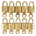 Louis Vuitton Set of 10 Lock & Key Cadena Key Lock