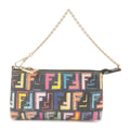 FENDI Zucca Print PVC Accessory Pouch Multi Color 8BR592