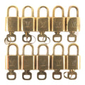Louis Vuitton Set of 10 Lock & Key Cadena Key Lock