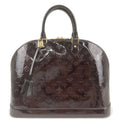 Louis Vuitton Monogram Vernis Alma GM Hand Bag Amarante M93595