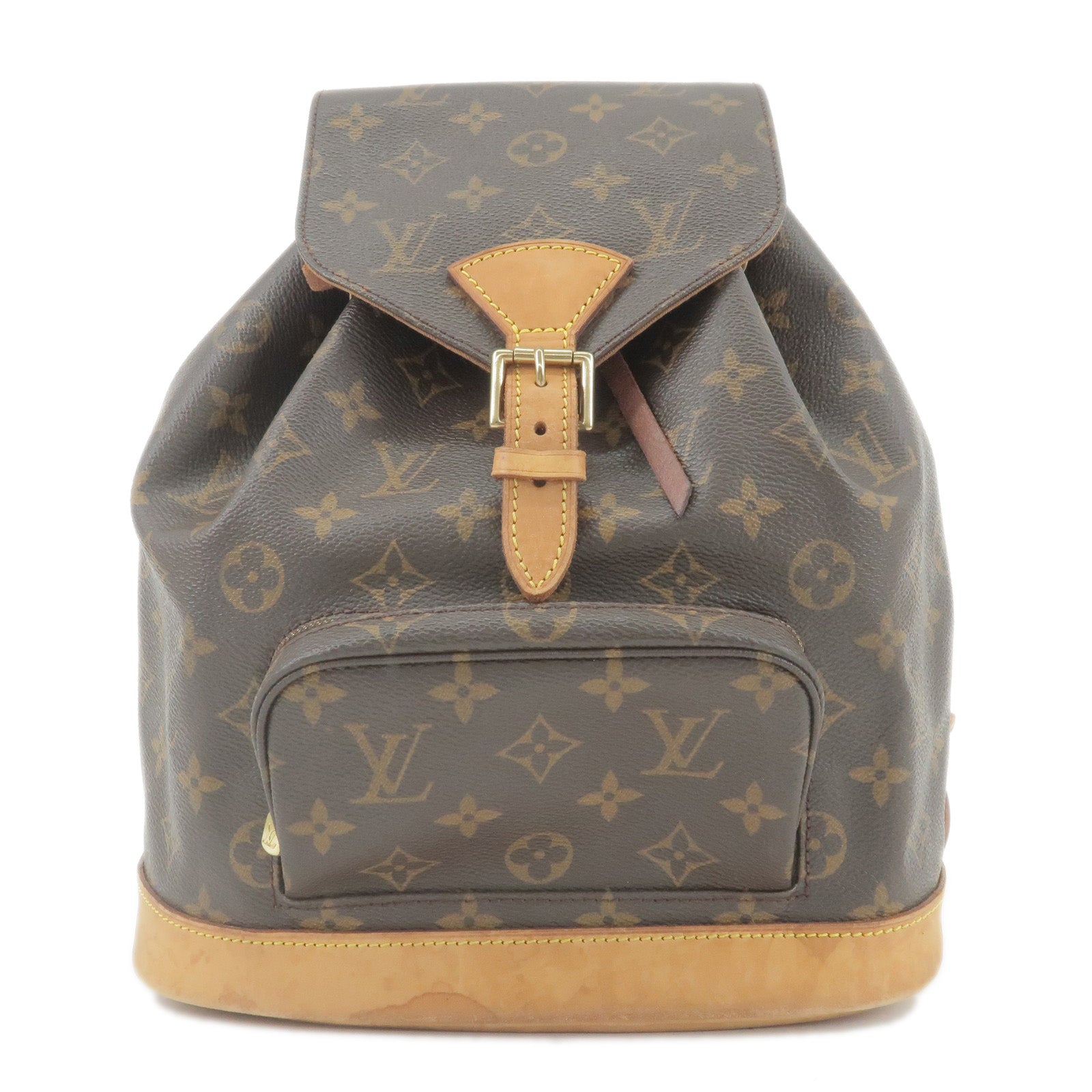Louis Vuitton Monogram Montsouris MM Back Pack Bag M51136
