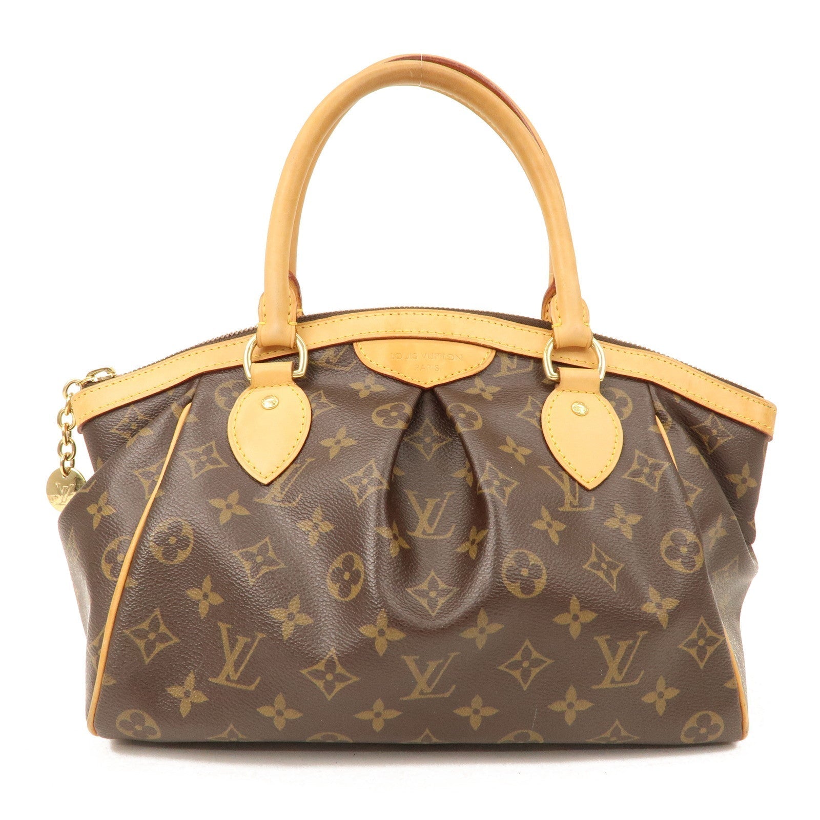 Louis Vuitton Monogram Tivoli PM Hand Bag Brown M40143