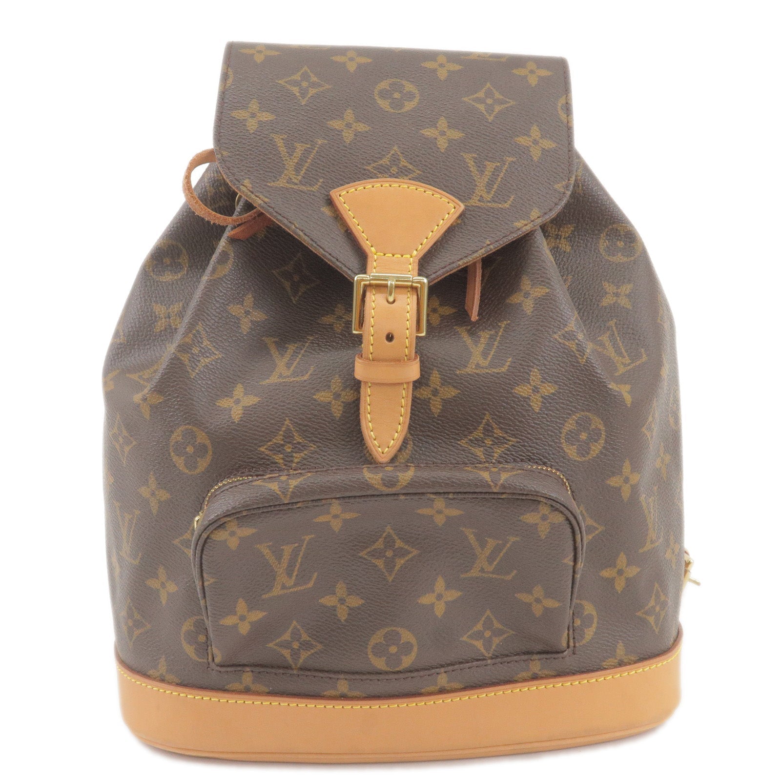 Louis Vuitton Monogram Montsouris MM Back Pack Bag M51136