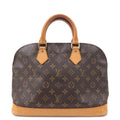 Louis Vuitton Monogram Alma Hand Bag Brown M51130