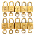 Louis Vuitton Set of 10 Lock & Key Cadena Key Lock