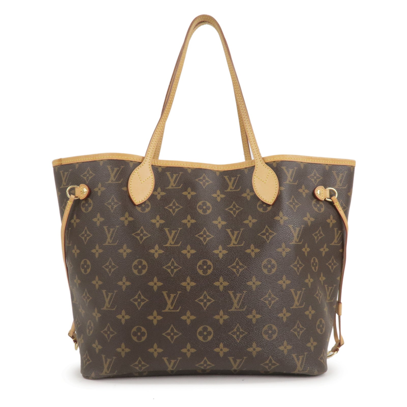 Louis Vuitton Monogram Neverfull MM Tote Bag Brown M40156