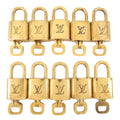 Louis Vuitton Set of 10 Lock & Key Cadena Key Lock