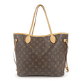 Louis Vuitton Monogram Neverfull MM Tote Bag Brown M40156