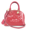Louis Vuitton Monogram Vernis Alma BB 2Way Bag Rose Indien M91771