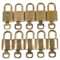 Louis Vuitton Set of 10 Lock & Key Cadena Key Lock