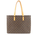 Louis Vuitton Monogram Luco Tote Shoulder Bag Brown M51155