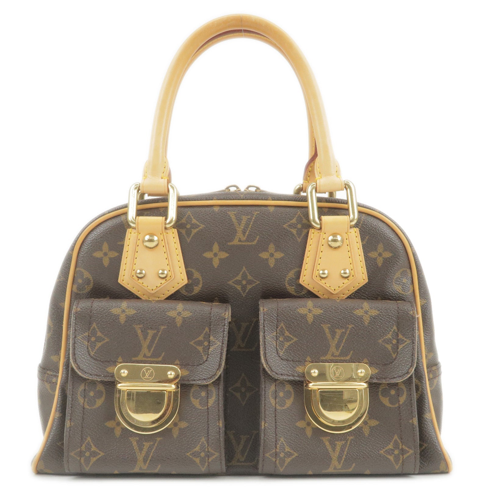 Louis Vuitton Monogram Manhattan PM Hand Bag M40026