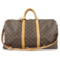 Louis Vuitton Monogram Keep All 50 Boston Bag Brown M41416