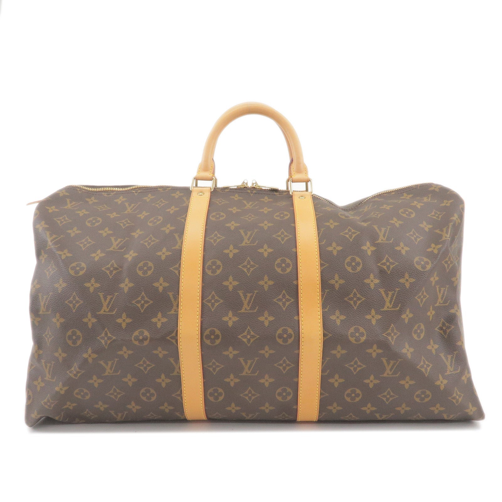 Louis Vuitton Monogram Keep All 55 Boston Bag M41424