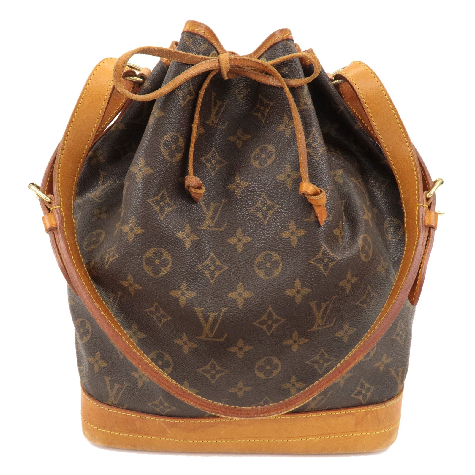 Louis Vuitton Monogram Noe Shoulder Bag Hand Bag Brown M42224