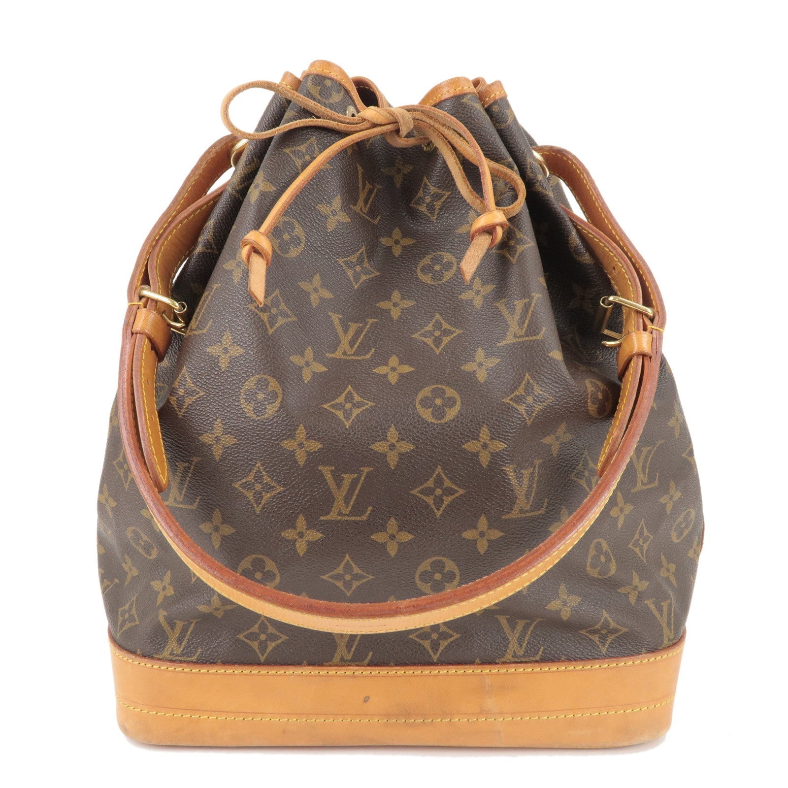 Louis Vuitton Monogram Noe Shoulder Bag Brown M42224