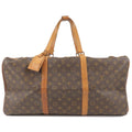 Louis Vuitton Monogram Sac Souple 55 Boston Bag M41622