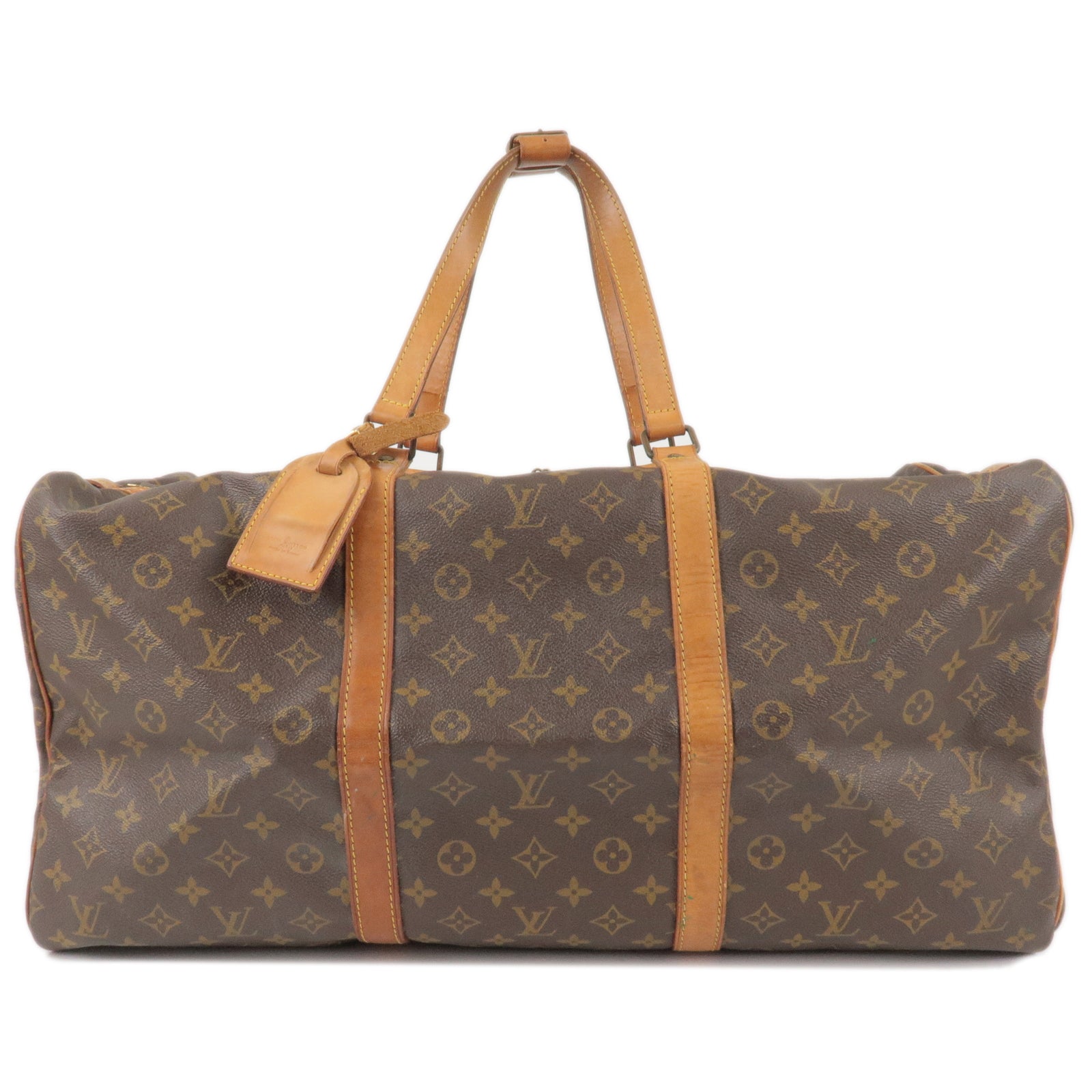 Louis Vuitton Monogram Sac Souple 55 Boston Bag M41622
