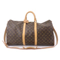 Louis Vuitton Monogram Keep All Bandouliere 55 Boston Bag M41414