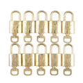 Louis Vuitton Set of 10 Lock & Key Cadena Key Lock Gold