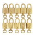 Louis Vuitton Set of 10 Lock & Key Cadena Key Lock