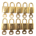 Louis Vuitton Set of 10 Lock & Key Cadena Key Lock