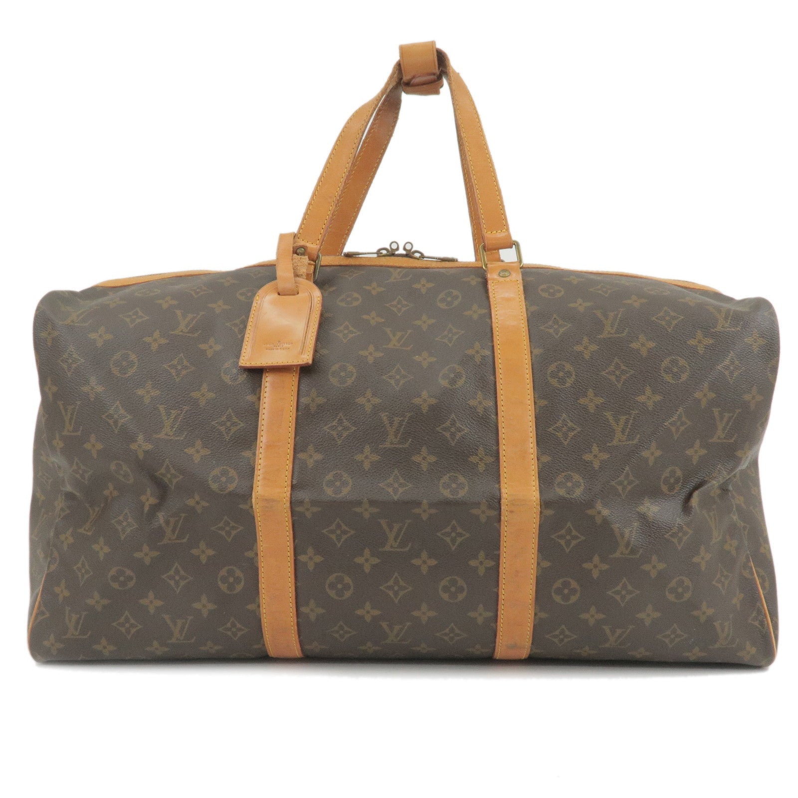 Louis Vuitton Monogram Sac Souple 55 Boston Bag M41622