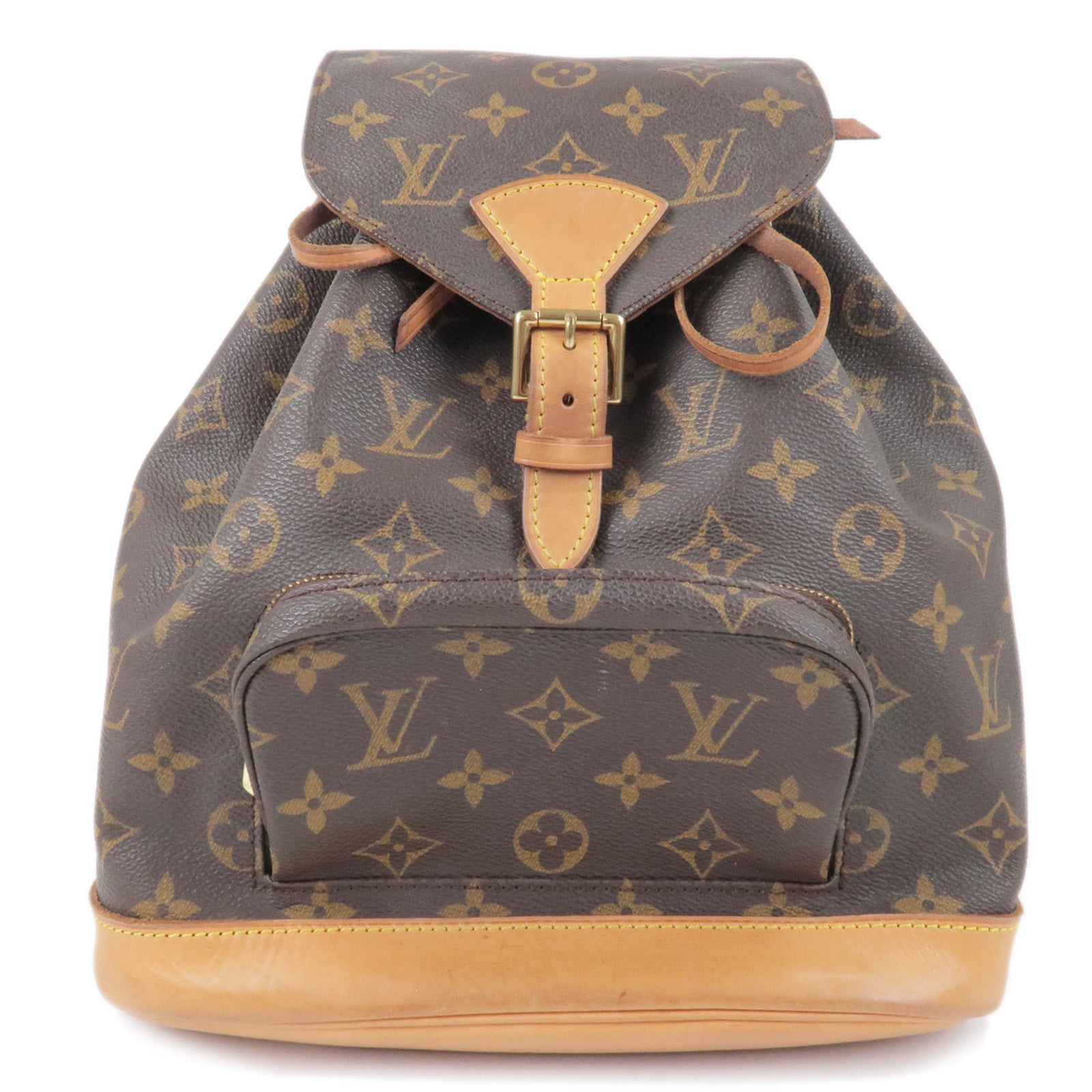 Louis Vuitton Monogram Montsouris MM Back Pack Bag M51136