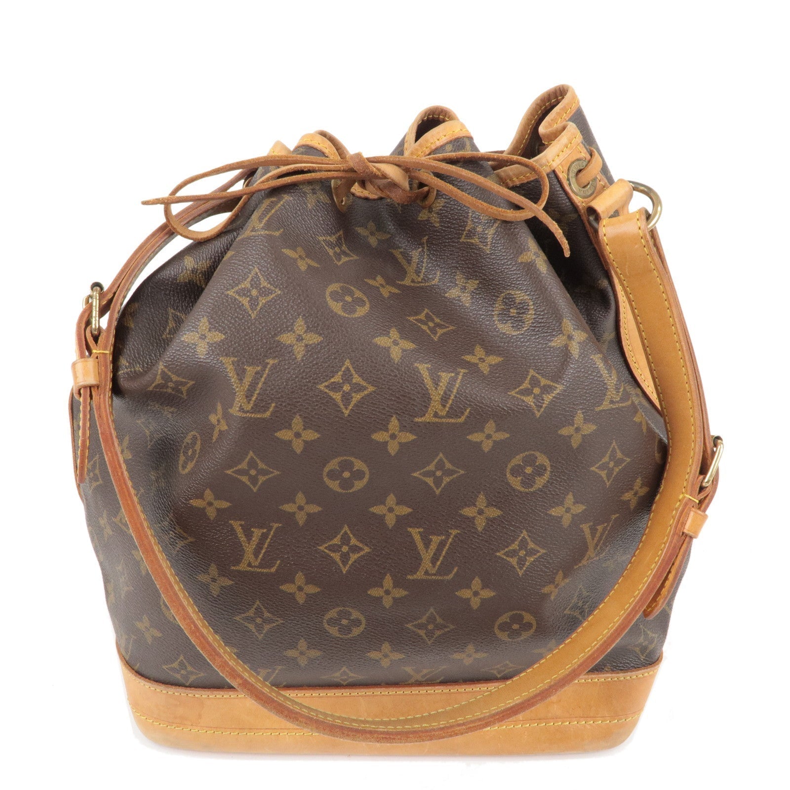 Louis Vuitton Monogram Noe Shoulder Bag Brown M42224